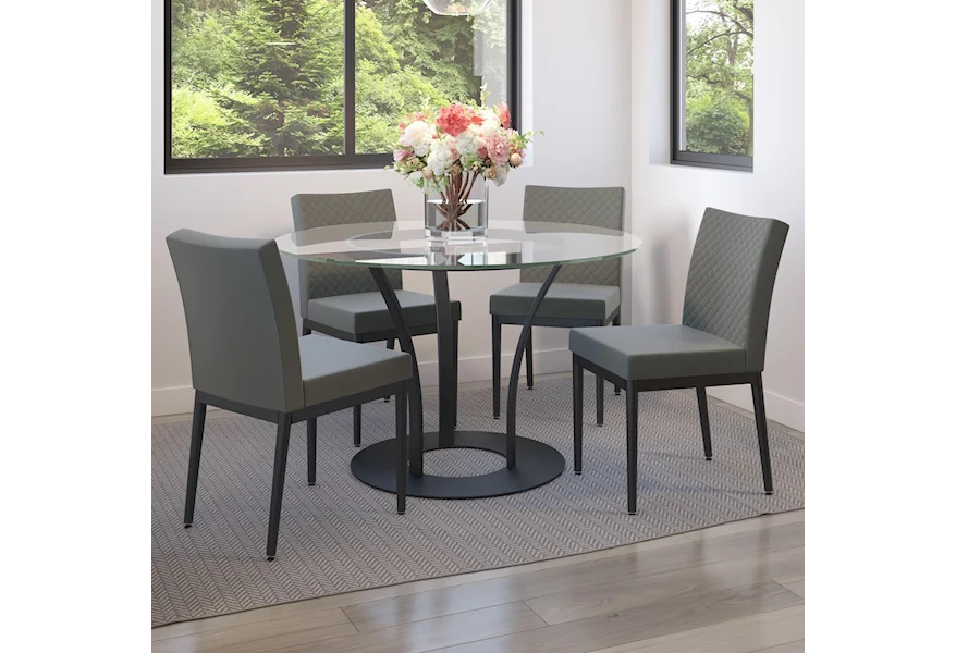 Urban 5-Piece Dalia XL Table Set by Amisco at Esprit Decor Home Furnishings